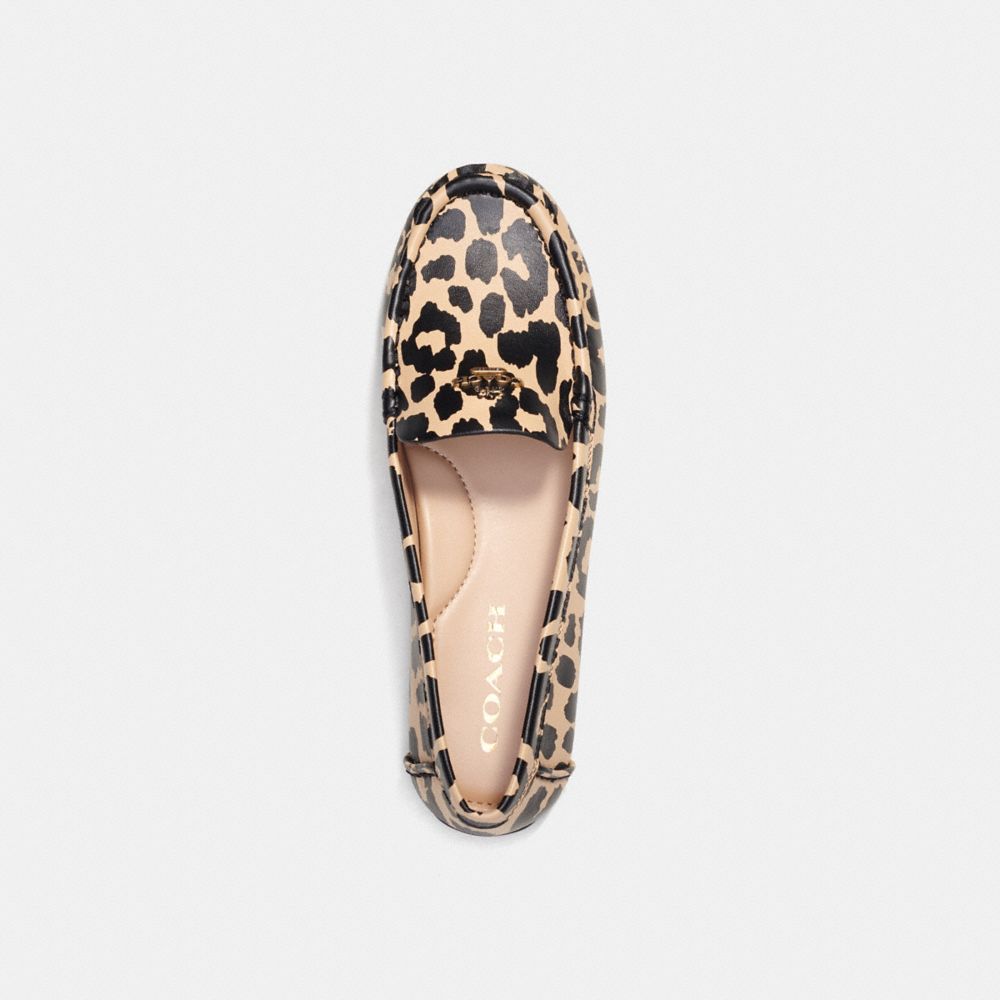 Zapatos Casuales COACH® Marley Driver With Leopard Print Mujer Leopardo | COXYK755