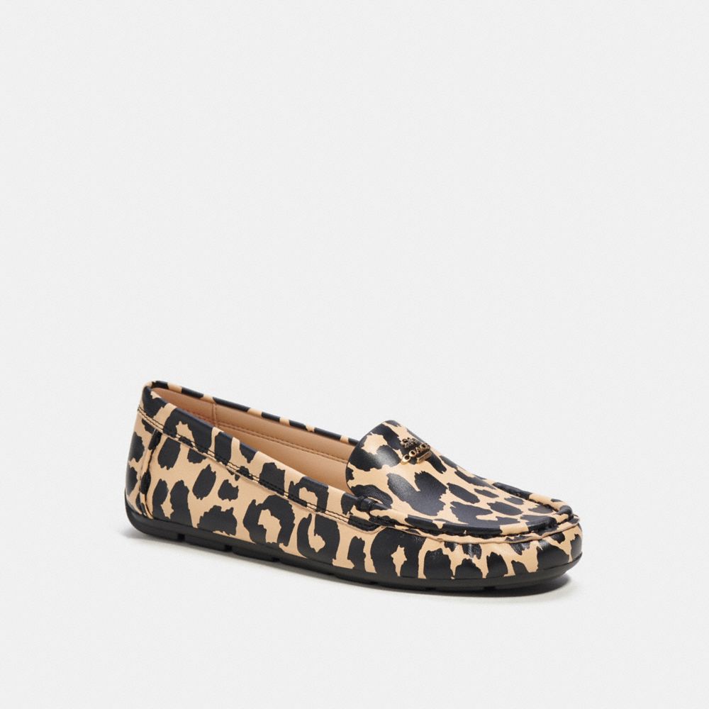 Zapatos Casuales COACH® Marley Driver With Leopard Print Mujer Leopardo | COXYK755