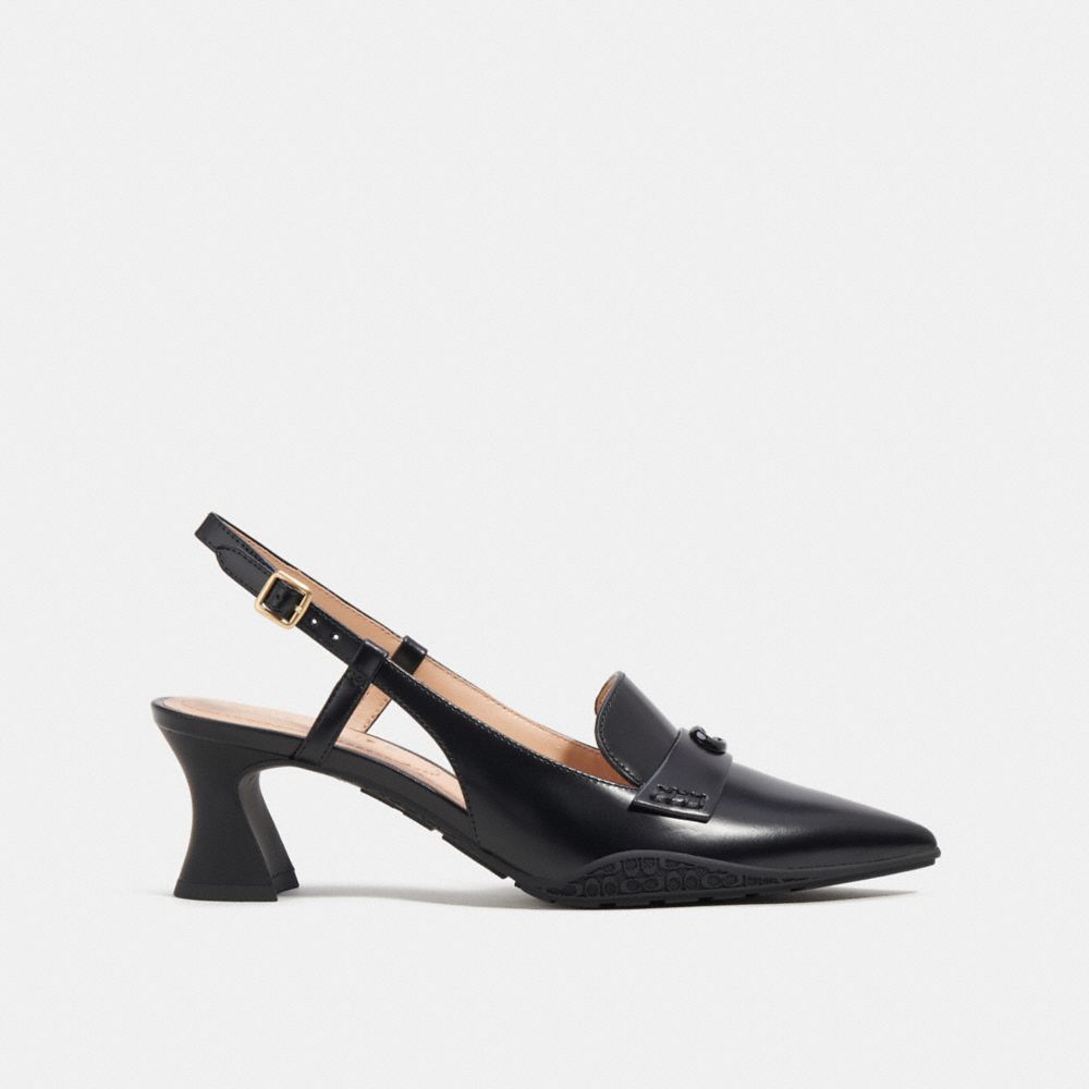 Zapatos Casuales COACH® Nikola Hybrid Slingback Mujer Negras | COCTJ754