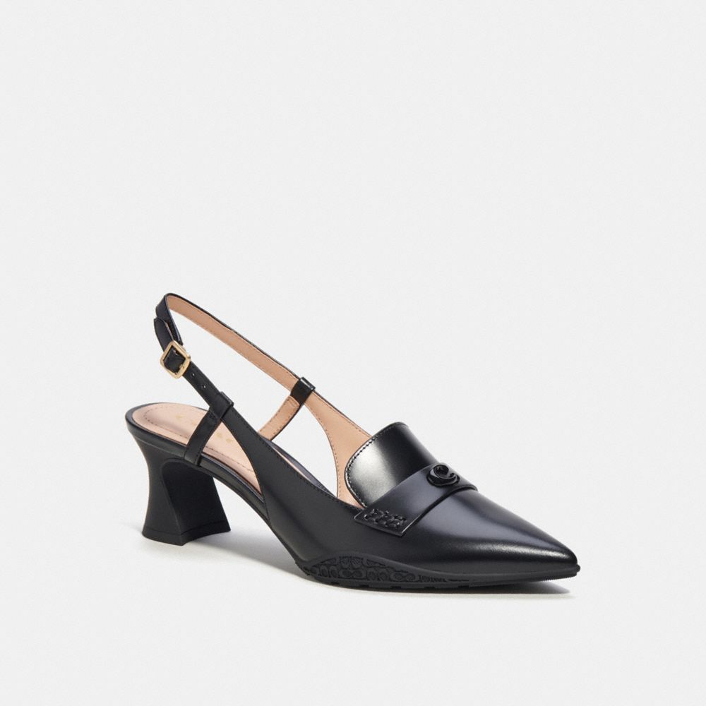 Zapatos Casuales COACH® Nikola Hybrid Slingback Mujer Negras | COCTJ754